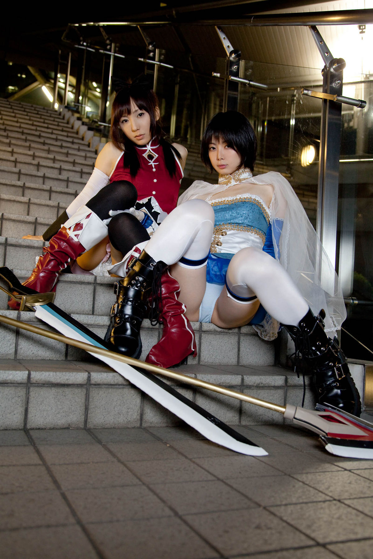 (C80) (コスプレ)   Sayaka and Kyoko  CosPlay制服诱惑套图